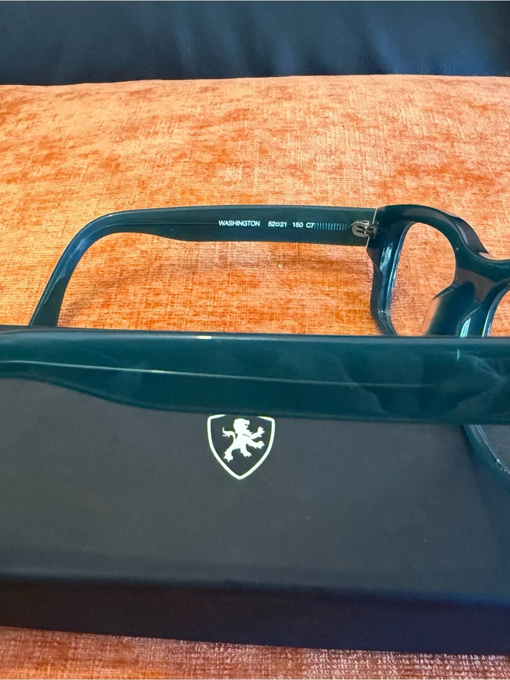 Laibach & York Washington C7 River Green Chunky Acetate Glasses